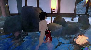 Wirtualna fantazja o seksie ożywa z grzesznym podróżnikiem w 3D kreskówce