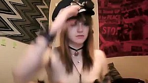 Amatørpars webcam-show med brunette flair