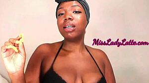 Big tits and financial domination: A slave training video with ebony female dominatrix