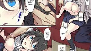 La belle-sœur et le demi-frère se livrent à des relations sexuelles interdites dans un hentai