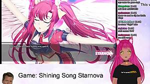Vtuber streams Shining Song Starnova Aki route part 6