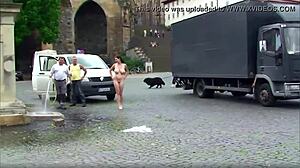 Watch a naked girl explore the streets in this full movie