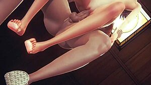 Japanilainen hentai-animaatio, jossa on Kayasin runsaat rinnat ja intensiivistä seksiä