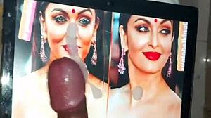 Aishwarya si nechává tvář pokrytou spermatem v indickém uctívání kohouta