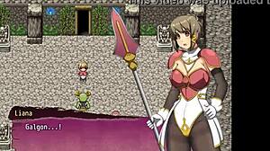 Η πριγκίπισσα Λιάρα ερωτική συνάντηση στο νέο παιχνίδι RPG Hentai 