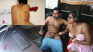 Desi-vaimo saa kyrpää hotellihuoneessa intialaisessa pornossa bengalinkielisellä äänellä