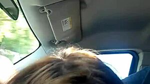 Pengalaman POV blowjob panas di dalam kereta