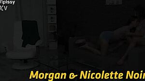 Морган и Ницолетте Ноир упуштају се у интимно сусрет у купатилу
